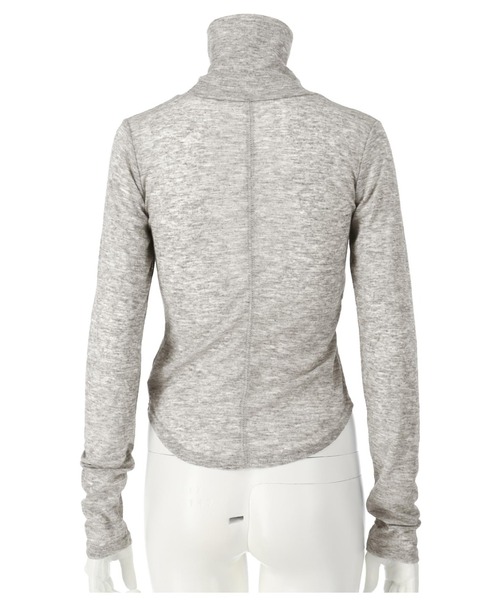 ANAP(アナップ)の「バックアウトシームシアータートルネックトップス(Tシャツ/カットソー・レディース・ピンク/ブラック/グレー/カーキ/グリーン・FREE)」の16枚目の写真