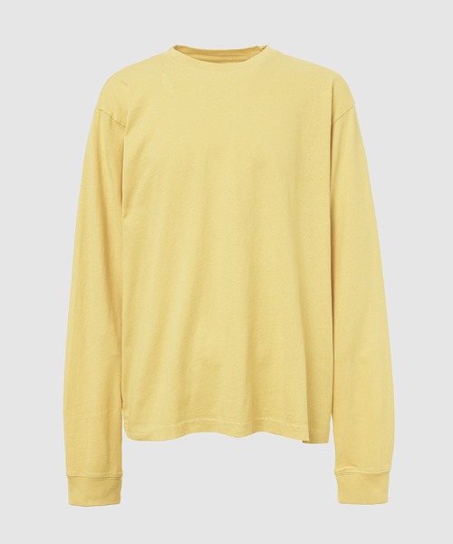 ECOCYCLE（エコサイクル）の「ELEVATED LS_YELLOW（Tシャツ/カットソー・メンズ・イエロー/グリーン系その他2/ゴールド/イエロー系その他2/ベージュ系その他/イエロー系その他・S/XL/M/L/XXL/XS/MEDIUM/SMALL/X-SMALL/LARGE/X-LARGE/XX-LARGE）」の5枚目の写真