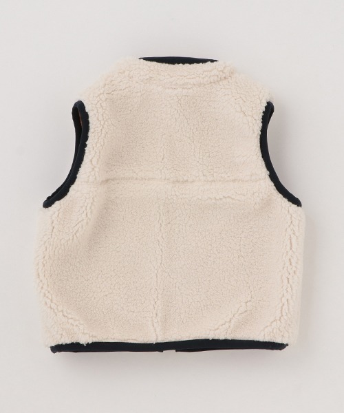 petit main（プティマイン）の「【リンク】リバーシブルベスト(キッズ)（ベスト・キッズ・オフホワイト/ブラック/イエロー・M/S）」の9枚目の写真