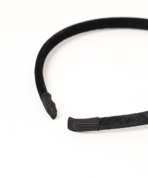 Andemiu（アンデミュウ）の「ベロアカチューシャ980235（カチューシャ・レディース・グレー/ベージュ/ブラック・FREE）」の8枚目の写真