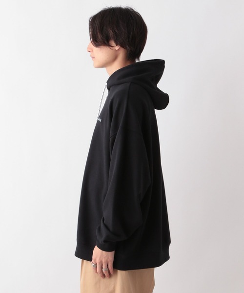 SIGNAL SPORTS（シグナルスポーツ）の「【SIGNAL SPORTS】ワンポイント刺繍/ルーズ裏毛スウェットパーカー（パーカー・メンズ・ホワイト/グリーン/グレー/ネイビー/ブラック・SMALL/MEDIUM/LARGE）」の12枚目の写真