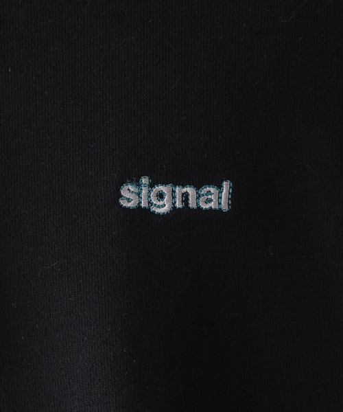 SIGNAL SPORTS（シグナルスポーツ）の「【SIGNAL SPORTS】ワンポイント刺繍/ルーズ裏毛スウェットパーカー（パーカー・メンズ・ホワイト/グリーン/グレー/ネイビー/ブラック・SMALL/MEDIUM/LARGE）」の19枚目の写真