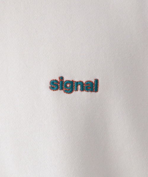 SIGNAL SPORTS（シグナルスポーツ）の「【SIGNAL SPORTS】ワンポイント刺繍/ルーズ裏毛スウェットパーカー（パーカー・メンズ・ホワイト/グリーン/グレー/ネイビー/ブラック・SMALL/MEDIUM/LARGE）」の20枚目の写真