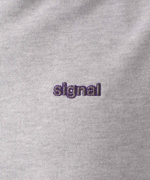 SIGNAL SPORTS（シグナルスポーツ）の「【SIGNAL SPORTS】ワンポイント刺繍/ルーズ裏毛スウェットパーカー（パーカー・メンズ・ホワイト/グリーン/グレー/ネイビー/ブラック・SMALL/MEDIUM/LARGE）」の21枚目の写真