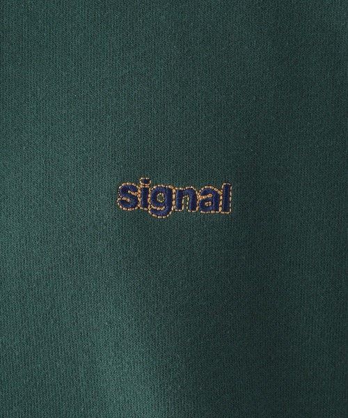 SIGNAL SPORTS（シグナルスポーツ）の「【SIGNAL SPORTS】ワンポイント刺繍/ルーズ裏毛スウェットパーカー（パーカー・メンズ・ホワイト/グリーン/グレー/ネイビー/ブラック・SMALL/MEDIUM/LARGE）」の22枚目の写真