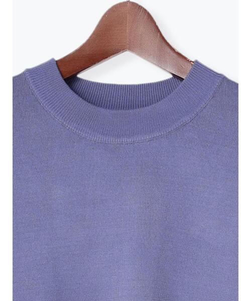 Te chichi TERRASSE(テチチテラス)の「袖タックボタンニット(ニット/セーター・レディース・ベージュ/ブルー/ブラック/レッド・F)」の20枚目の写真