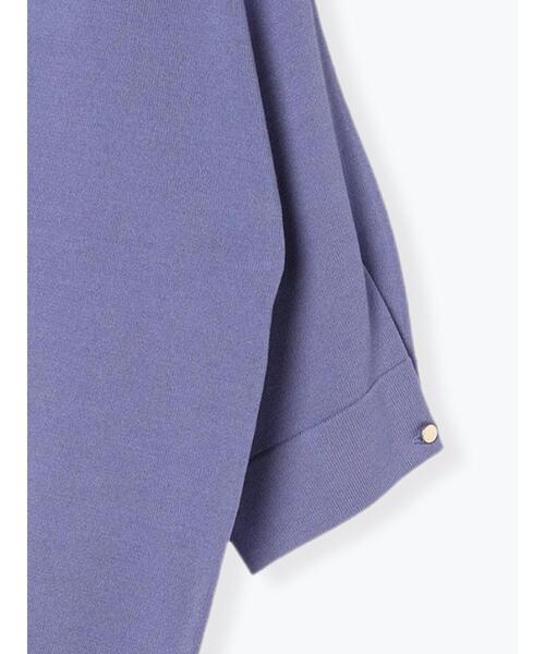 Te chichi TERRASSE(テチチテラス)の「袖タックボタンニット(ニット/セーター・レディース・ベージュ/ブルー/ブラック/レッド・F)」の21枚目の写真