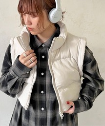 CPCM（シーピーシーエム）の「中綿ショート丈ベスト（ベスト）」