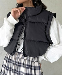 中綿ショート丈ベスト