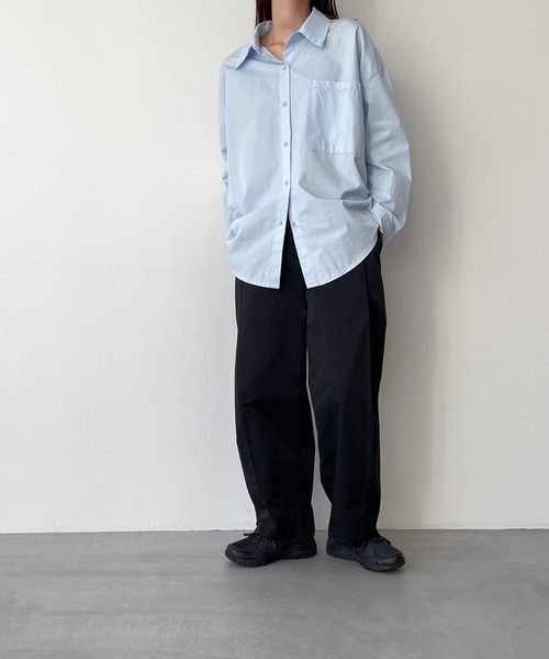 CANAL JEAN（キャナルジーン）の「El mar　バックデザインシャツ（シャツ/ブラウス・レディース・ホワイト/サックスブルー・ONE SIZE）」の8枚目の写真