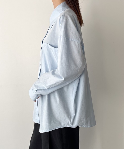 CANAL JEAN（キャナルジーン）の「El mar　バックデザインシャツ（シャツ/ブラウス・レディース・ホワイト/サックスブルー・ONE SIZE）」の10枚目の写真