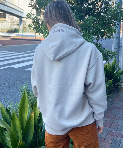 RIKKA FEMME(リッカファーム)の「RIKKA FEMME/リッカファム パーカー オーバーサイズ DESI RF23FW17(パーカー・レディース・ブラック/アイボリー・FREE)」の10枚目の写真