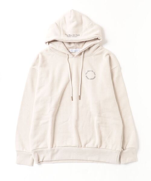 RIKKA FEMME(リッカファーム)の「RIKKA FEMME/リッカファム パーカー オーバーサイズ DESI RF23FW17(パーカー・レディース・ブラック/アイボリー・FREE)」の15枚目の写真