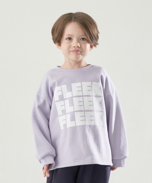 b・ROOM(ビールーム)の「【表コットン毛玉バイバイ裏起毛】選べる7パターンプリントビッグスウェット(スウェット・キッズ・グレイッシュベージュ/レッド/アイボリー/ネイビー/チャコール/ブルーグリーン/ラベンダー・120cm/130cm/150cm/110cm/140cm/100cm)」の6枚目の写真