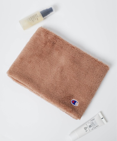 Champion（チャンピオン）の「champion / kids ボアネックウォーマー / 767-0051（ネックウォーマー/スヌード・キッズ・ブラック/ベージュ/ピンク/ミント/ブラウン/パープル・FREE）」の3枚目の写真