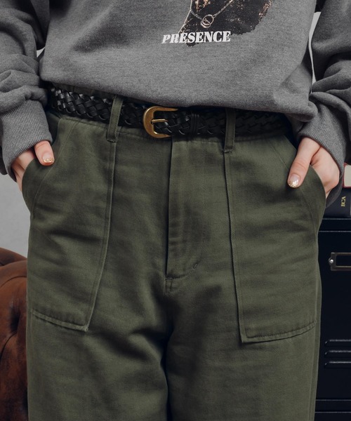 MUHET（ミュエータ）の「編み込みメッシュベルト（ベルト・レディース・ブラック/ダークブラウン・FREE）」の13枚目の写真