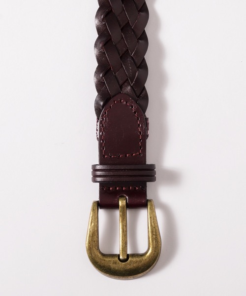 MUHET（ミュエータ）の「編み込みメッシュベルト（ベルト・レディース・ブラック/ダークブラウン・FREE）」の5枚目の写真