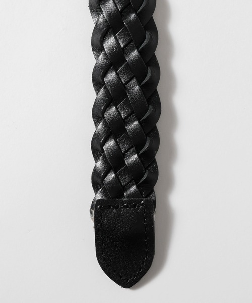 MUHET（ミュエータ）の「編み込みメッシュベルト（ベルト・レディース・ブラック/ダークブラウン・FREE）」の10枚目の写真