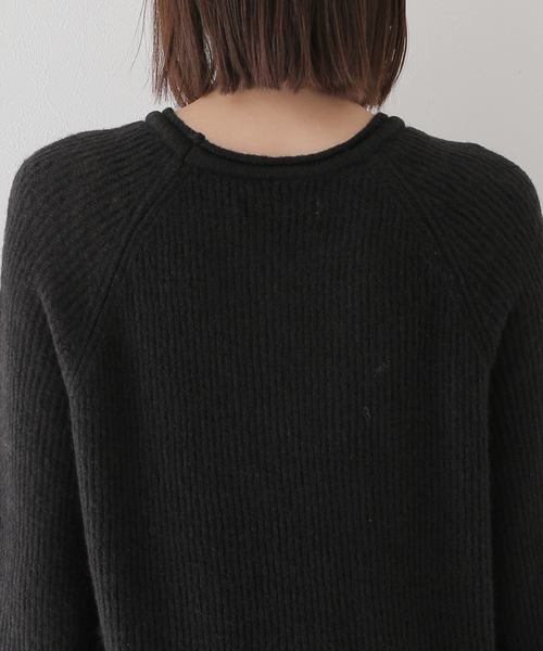 Charles Chaton（シャルルシャトン）の「【MIJEONG PARK/ミジョン・パーク】MOHAIR BLEND CREW NECK KNIT（ニット/セーター・レディース・ブラック・X-SMALL）」の12枚目の写真