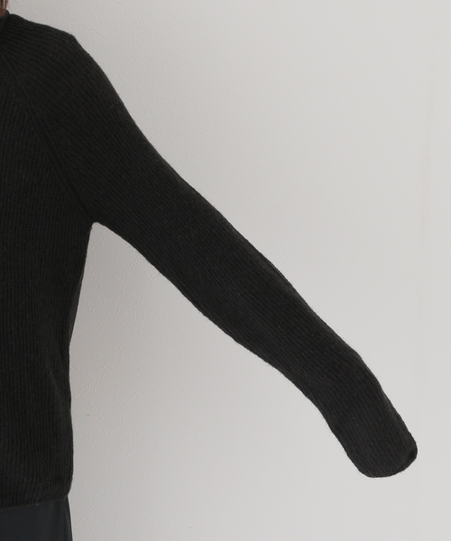 Charles Chaton（シャルルシャトン）の「【MIJEONG PARK/ミジョン・パーク】MOHAIR BLEND CREW NECK KNIT（ニット/セーター・レディース・ブラック・X-SMALL）」の13枚目の写真