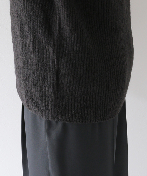 Charles Chaton（シャルルシャトン）の「【MIJEONG PARK/ミジョン・パーク】MOHAIR BLEND CREW NECK KNIT（ニット/セーター・レディース・ブラック・X-SMALL）」の15枚目の写真