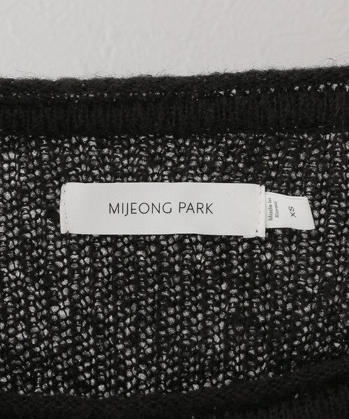 Charles Chaton（シャルルシャトン）の「【MIJEONG PARK/ミジョン・パーク】MOHAIR BLEND CREW NECK KNIT（ニット/セーター・レディース・ブラック・X-SMALL）」の16枚目の写真