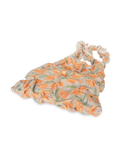 Casselini（キャセリーニ）の「Casselini(キャセリーニ)スクエアギャザートート（トートバッグ・レディース・マルチ/ベージュ/ブラック・FREE）」の10枚目の写真