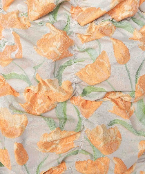 Casselini（キャセリーニ）の「Casselini(キャセリーニ)スクエアギャザートート（トートバッグ・レディース・マルチ/ベージュ/ブラック・FREE）」の14枚目の写真