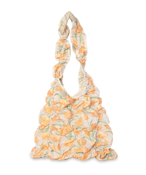 Casselini（キャセリーニ）の「Casselini(キャセリーニ)スクエアギャザートート（トートバッグ・レディース・マルチ/ベージュ/ブラック・FREE）」の17枚目の写真