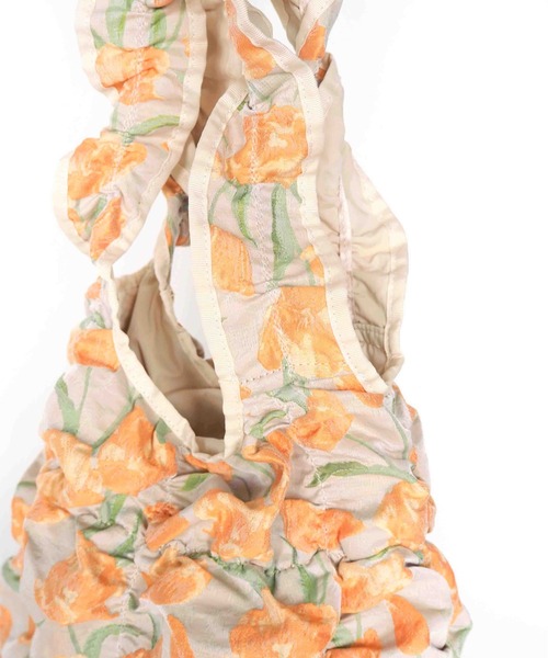 Casselini（キャセリーニ）の「Casselini(キャセリーニ)スクエアギャザートート（トートバッグ・レディース・マルチ/ベージュ/ブラック・FREE）」の20枚目の写真