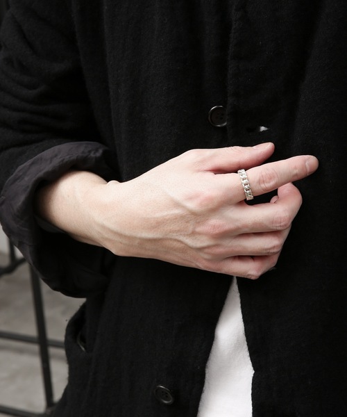 20/80(テゥエンティーエイティー)の「【20/80】トゥエンティーエイティー/ STERLING SILVER KIHEI CHAIN RING 5.5mm WIDTH(リング・レディース・シルバー・1/2)」の3枚目の写真