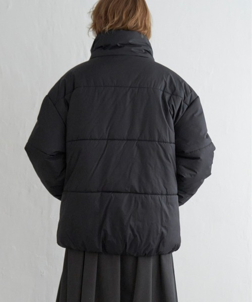 notch.(ノッチ)の「パデッドジャケット(ダウンジャケット/コート・レディース・ベージュ/ブラック/ネイビー・M)」の8枚目の写真