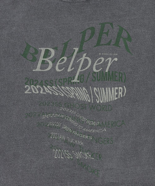 BELPER(ベルパー)の「WASHED TYPOGRAPHY T(Tシャツ/カットソー・レディース・ブラック・2/FREE)」の3枚目の写真