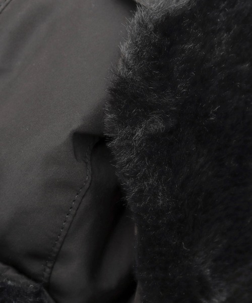 A.M.S.（エーエムエス）の「選べる3素材 ポリエステル×ファー・ポリエステル×ミックスファー・キャンバス×ボア フライトキャップ（キャップ・メンズ・ブラック/ブラック系その他2/カーキ/グリーン系その他/ブラック系その他/ホワイト系その他2・FREE）」の20枚目の写真