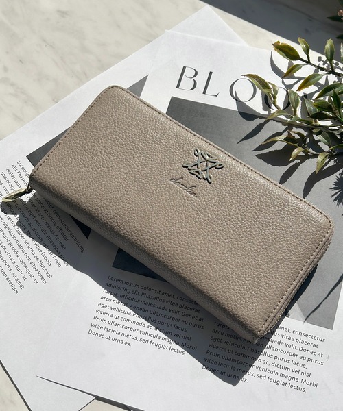 dazzlin(ダズリン)の「dazzlin/ダズリン スクエアロゴ ラウンドロングウォレット(財布・レディース・ブラウン/ローズ/ベージュ系その他/グリーン/ベージュ/ブルーグレー/ボルドー/アイボリー/ブラック・FREE)」の7枚目の写真