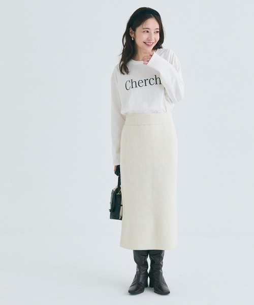 coca（coca）（コカ）の「＼新色追加／ニットセットアップワンピース（ワンピース・レディース・チャコール/グレイッシュベージュ/アイボリー・ONE SIZE/M/L）」の9枚目の写真