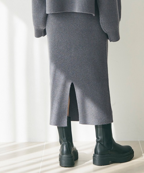 coca（coca）（コカ）の「＼新色追加／ニットセットアップワンピース（ワンピース・レディース・チャコール/グレイッシュベージュ/アイボリー・ONE SIZE/M/L）」の13枚目の写真