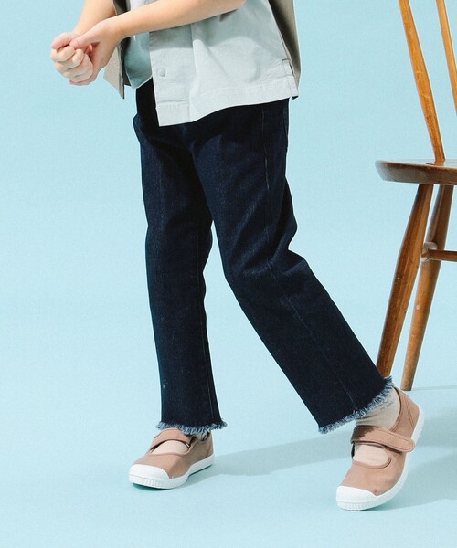 B:MING by BEAMS(ビーミングバイビームス)の「B:MING by BEAMS / らくらく カットオフ クロップド パンツ(100~140cm)(その他パンツ・キッズ・ベージュ/ナチュラル/インディゴブルー・130/120/110/100/140)」の3枚目の写真