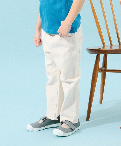 B:MING by BEAMS(ビーミングバイビームス)の「B:MING by BEAMS / らくらく カットオフ クロップド パンツ(100~140cm)(その他パンツ・キッズ・ベージュ/ナチュラル/インディゴブルー・130/120/110/100/140)」の4枚目の写真