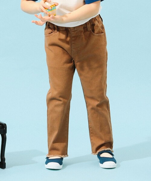B:MING by BEAMS(ビーミングバイビームス)の「B:MING by BEAMS / らくらく カットオフ クロップド パンツ(100~140cm)(その他パンツ・キッズ・ベージュ/ナチュラル/インディゴブルー・130/120/110/100/140)」の5枚目の写真