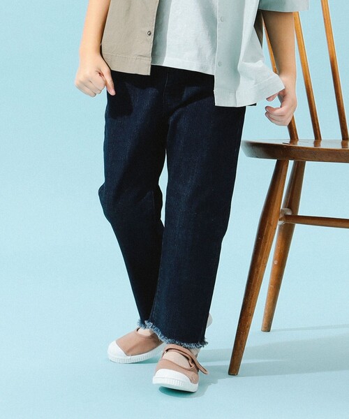 B:MING by BEAMS(ビーミングバイビームス)の「B:MING by BEAMS / らくらく カットオフ クロップド パンツ(100~140cm)(その他パンツ・キッズ・ベージュ/ナチュラル/インディゴブルー・130/120/110/100/140)」の6枚目の写真