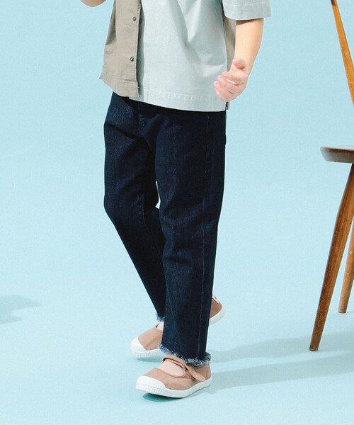 B:MING by BEAMS(ビーミングバイビームス)の「B:MING by BEAMS / らくらく カットオフ クロップド パンツ(100~140cm)(その他パンツ・キッズ・ベージュ/ナチュラル/インディゴブルー・130/120/110/100/140)」の7枚目の写真