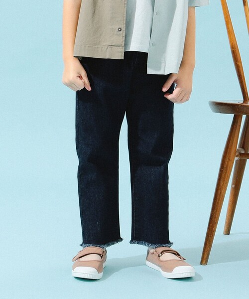 B:MING by BEAMS(ビーミングバイビームス)の「B:MING by BEAMS / らくらく カットオフ クロップド パンツ(100~140cm)(その他パンツ・キッズ・ベージュ/ナチュラル/インディゴブルー・130/120/110/100/140)」の9枚目の写真