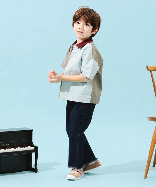 B:MING by BEAMS(ビーミングバイビームス)の「B:MING by BEAMS / らくらく カットオフ クロップド パンツ(100~140cm)(その他パンツ・キッズ・ベージュ/ナチュラル/インディゴブルー・130/120/110/100/140)」の18枚目の写真