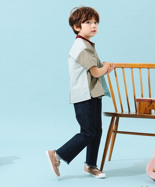 B:MING by BEAMS(ビーミングバイビームス)の「B:MING by BEAMS / らくらく カットオフ クロップド パンツ(100~140cm)(その他パンツ・キッズ・ベージュ/ナチュラル/インディゴブルー・130/120/110/100/140)」の19枚目の写真