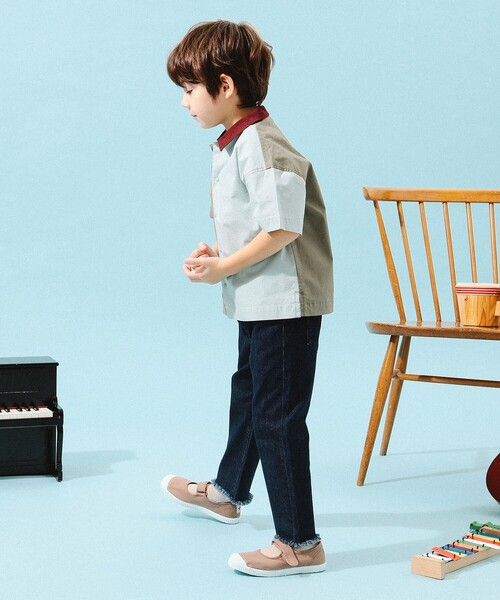 B:MING by BEAMS(ビーミングバイビームス)の「B:MING by BEAMS / らくらく カットオフ クロップド パンツ(100~140cm)(その他パンツ・キッズ・ベージュ/ナチュラル/インディゴブルー・130/120/110/100/140)」の20枚目の写真