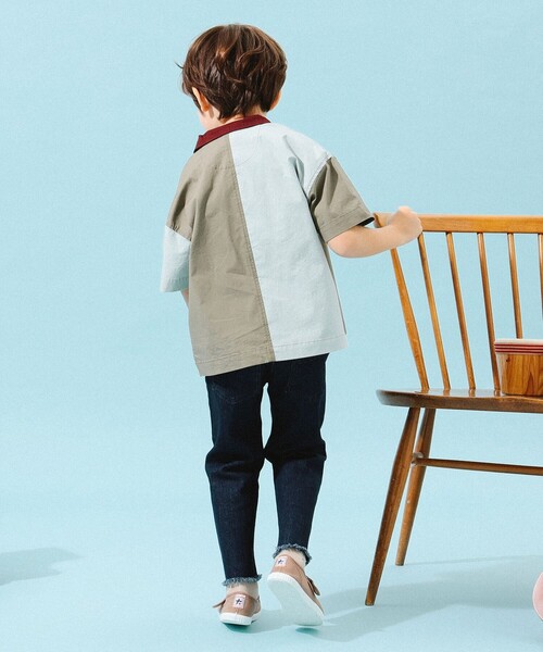 B:MING by BEAMS(ビーミングバイビームス)の「B:MING by BEAMS / らくらく カットオフ クロップド パンツ(100~140cm)(その他パンツ・キッズ・ベージュ/ナチュラル/インディゴブルー・130/120/110/100/140)」の21枚目の写真