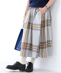 BEAMS BOY | BEAMS BOY / ビッグ タータンチェック サーキュラースカート 15FW(スカート)