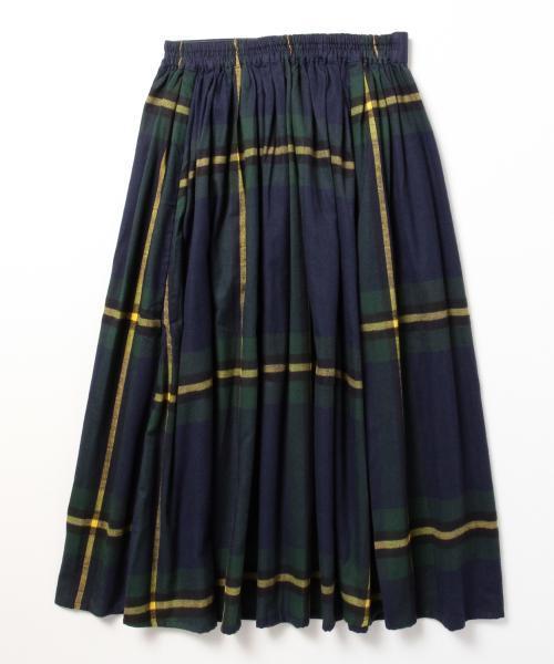 BEAMS BOY（ビームスボーイ）の「BEAMS BOY / ビッグ タータンチェック サーキュラースカート 15FW（スカート・レディース・グレー/ワイン/ネイビー・ONE SIZE）」の19枚目の写真