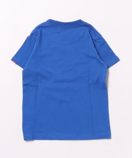 CONVERSE(コンバース)の「CONVERSE/コンバース フロッキープリント半袖Tシャツ(Tシャツ/カットソー・キッズ・ピンク/グリーン/オフホワイト/ロイヤルブルー・110/130/120)」の5枚目の写真